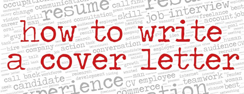 How to write a cover letter
